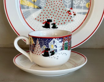 Vintage Noritake Twas the Night Before Christmas 8100 Dinner