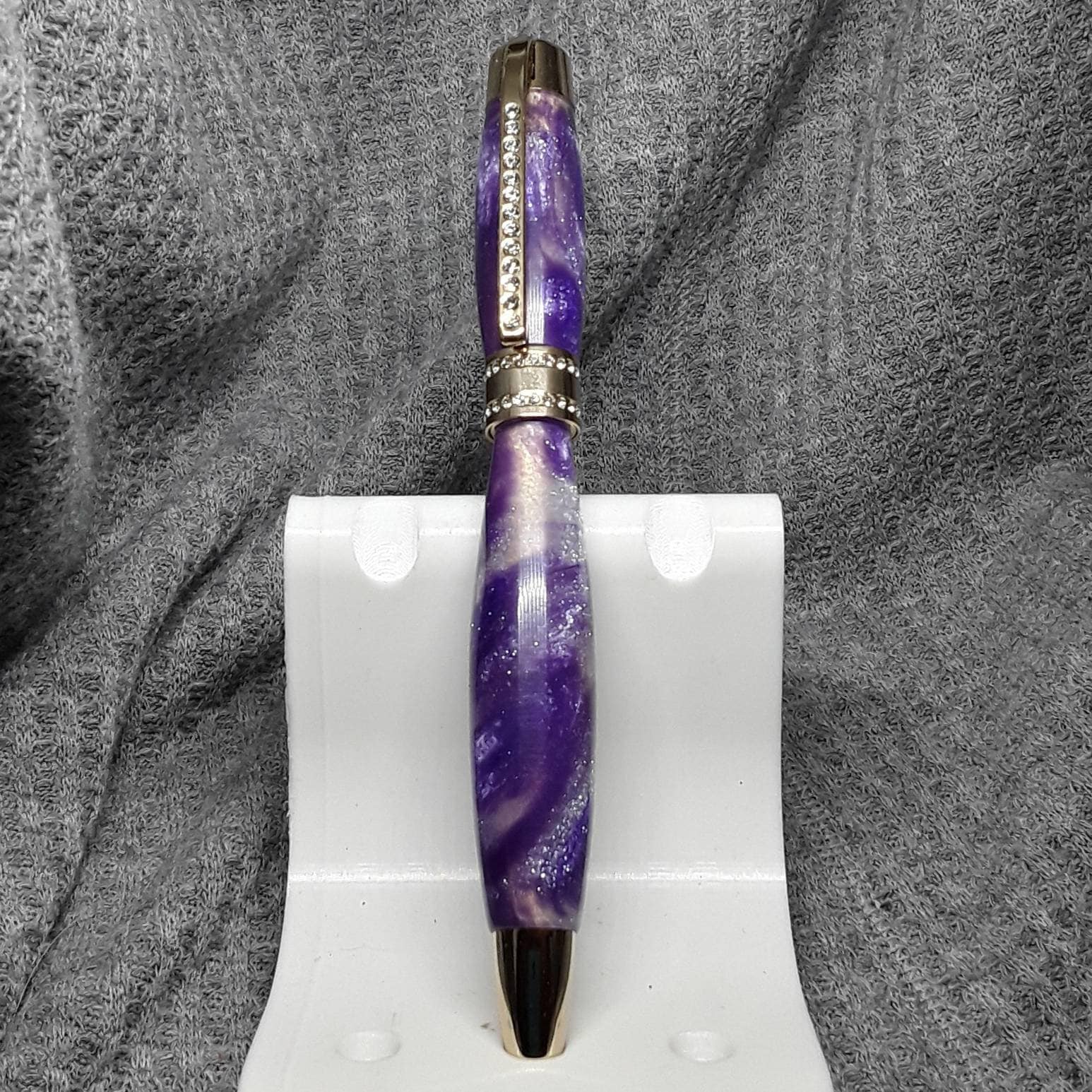 Purple Sparkle Princess Ink Pen Etsy