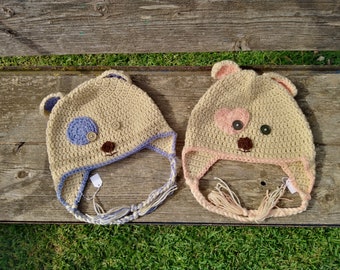 Happy puppy beanie for boys or girls