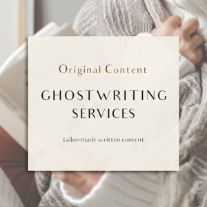 Ghostwriting Service, Hire A Writer, Write A Book, Freelance Ghostwriter, E-Book, Novel, Fiction Writer, Non-Fiction Writer, Literature