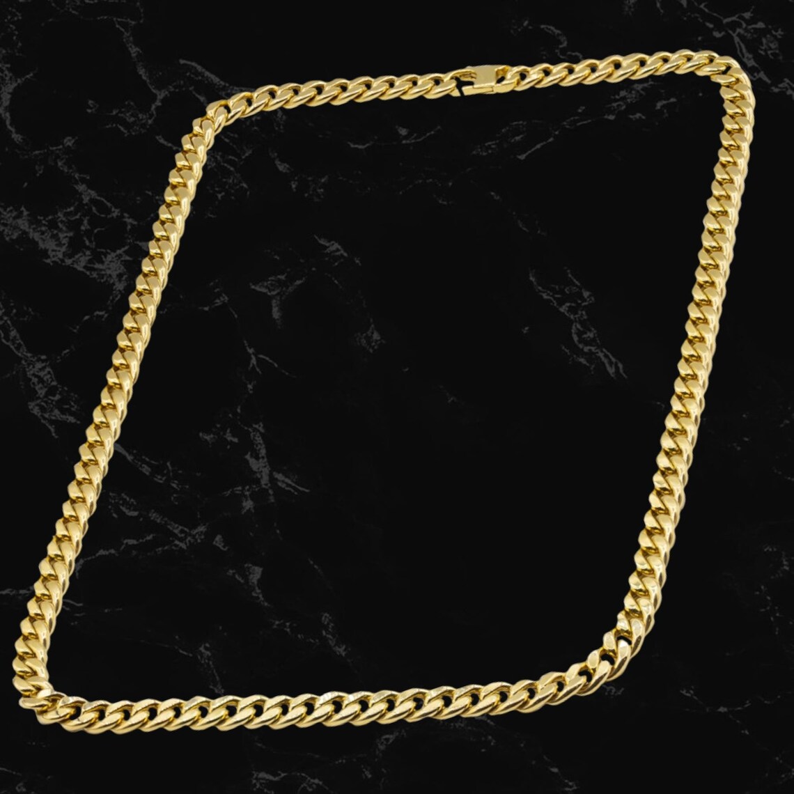 Cuban Woven Gold Chain 14k Gold Bearded Chain Solid Gold Etsy
