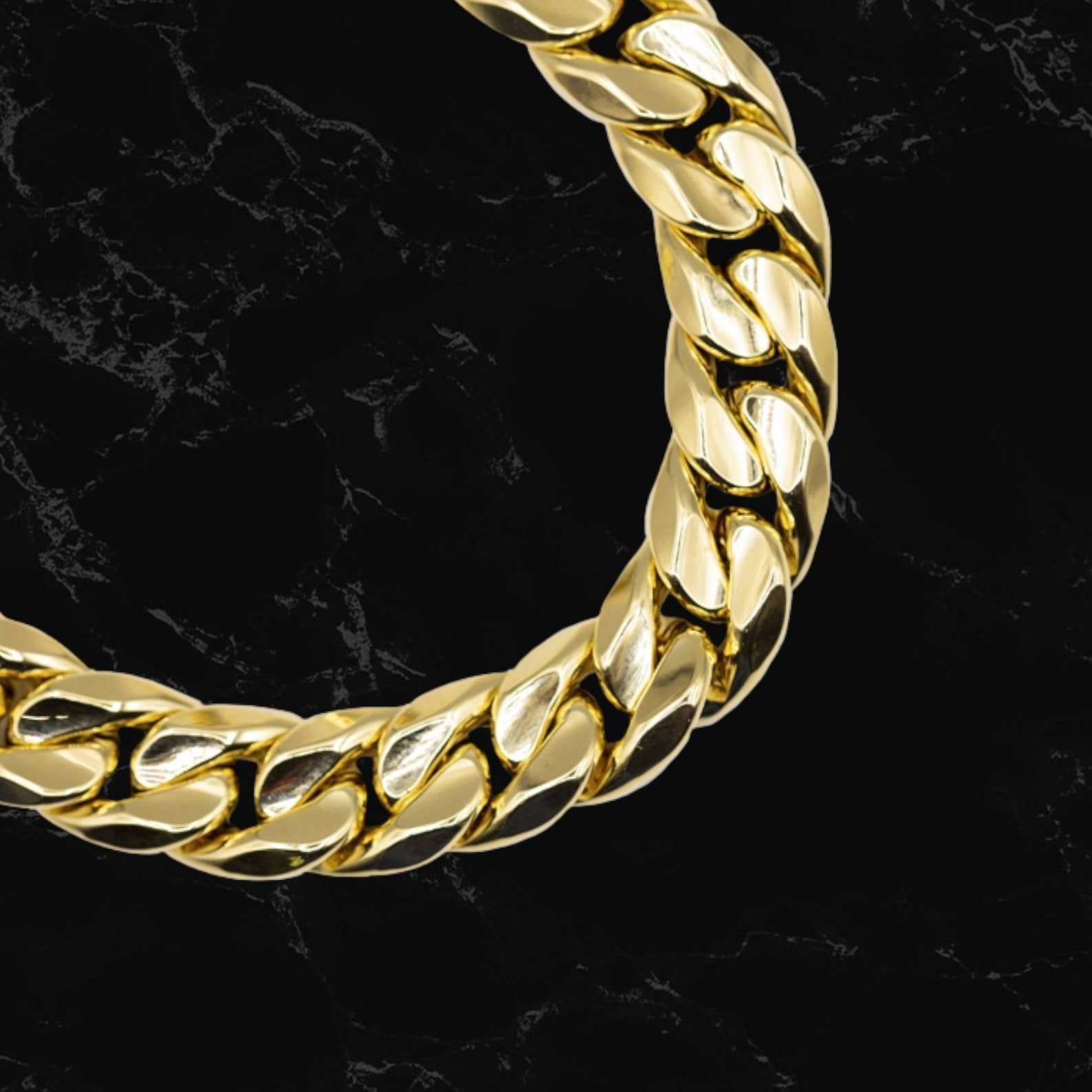 Cuban Woven Gold Chain 14k Gold Bearded Chain Solid Gold Etsy