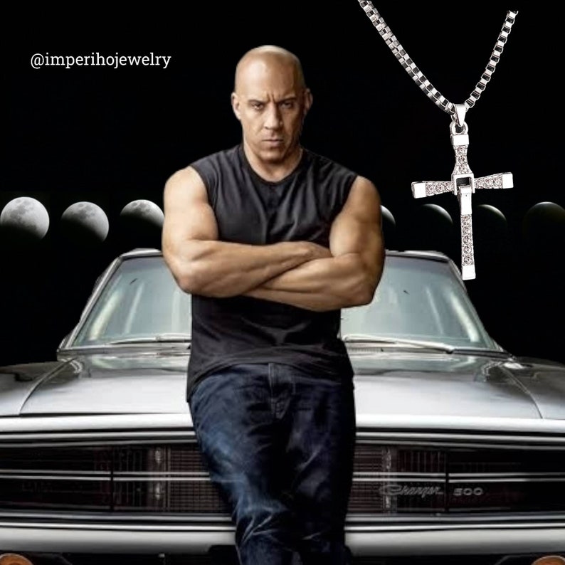 Toretto Necklace Vin Diesel Fast and Furious Solid Gold Etsy