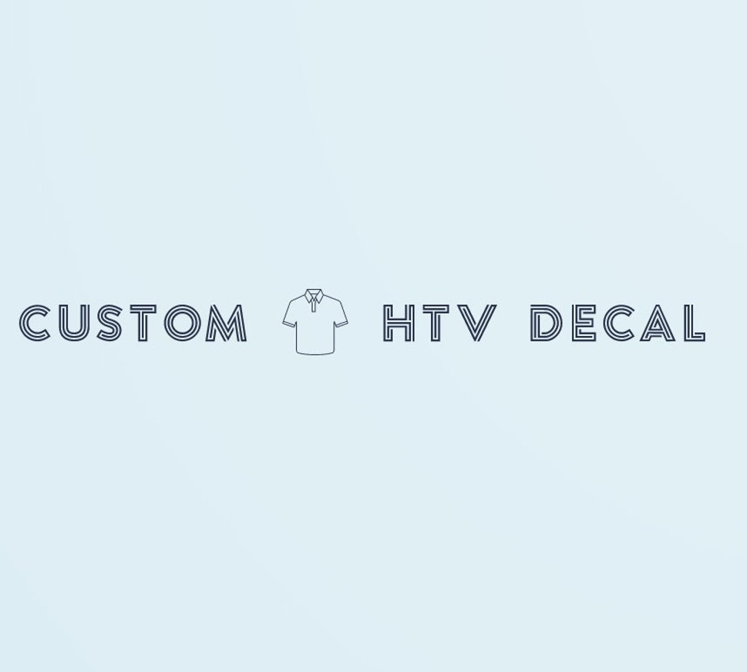 Custom Ironon Decal HTV Decal Etsy Australia