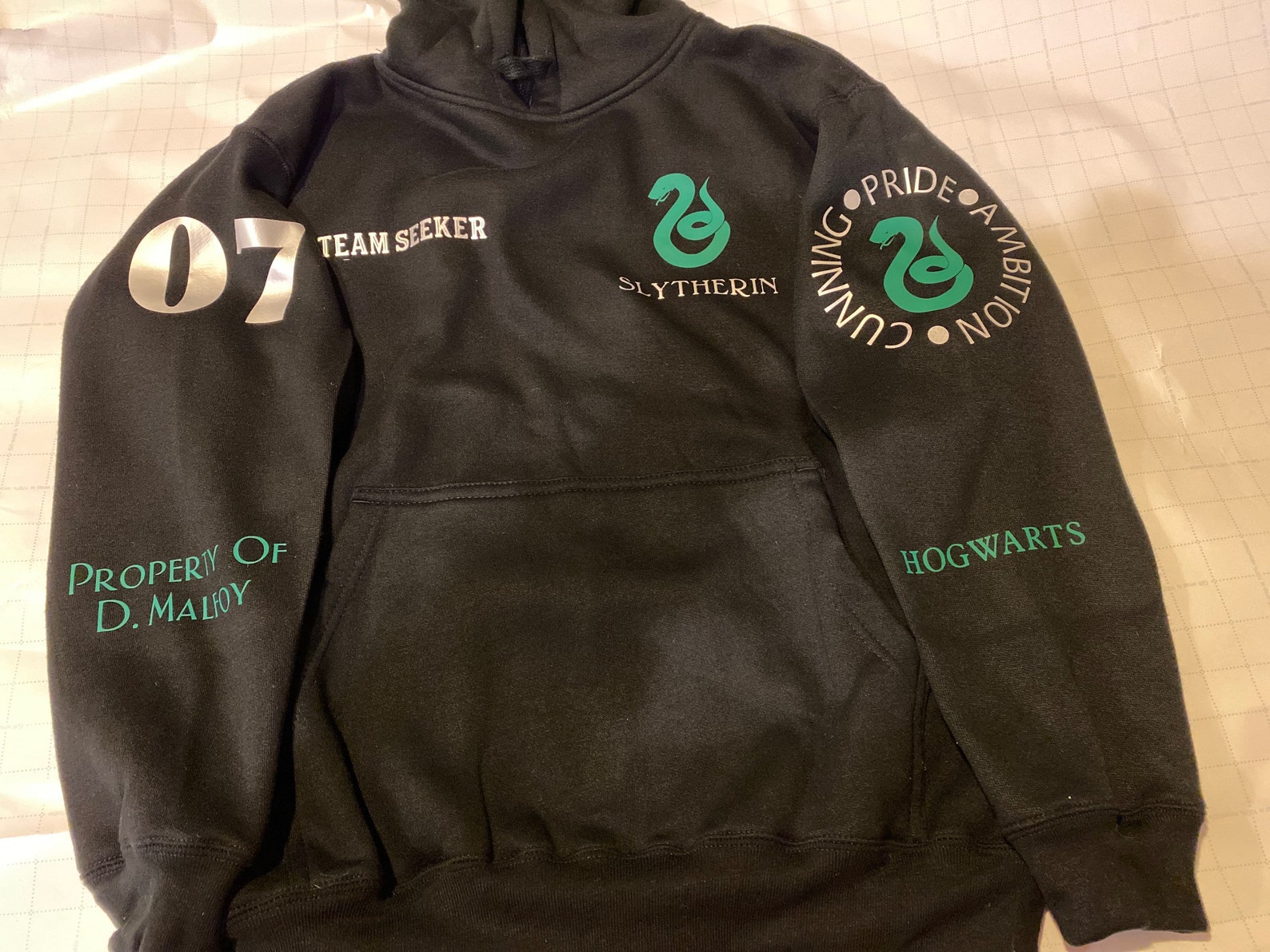 Slytherin sweatshirt etsy Clearance