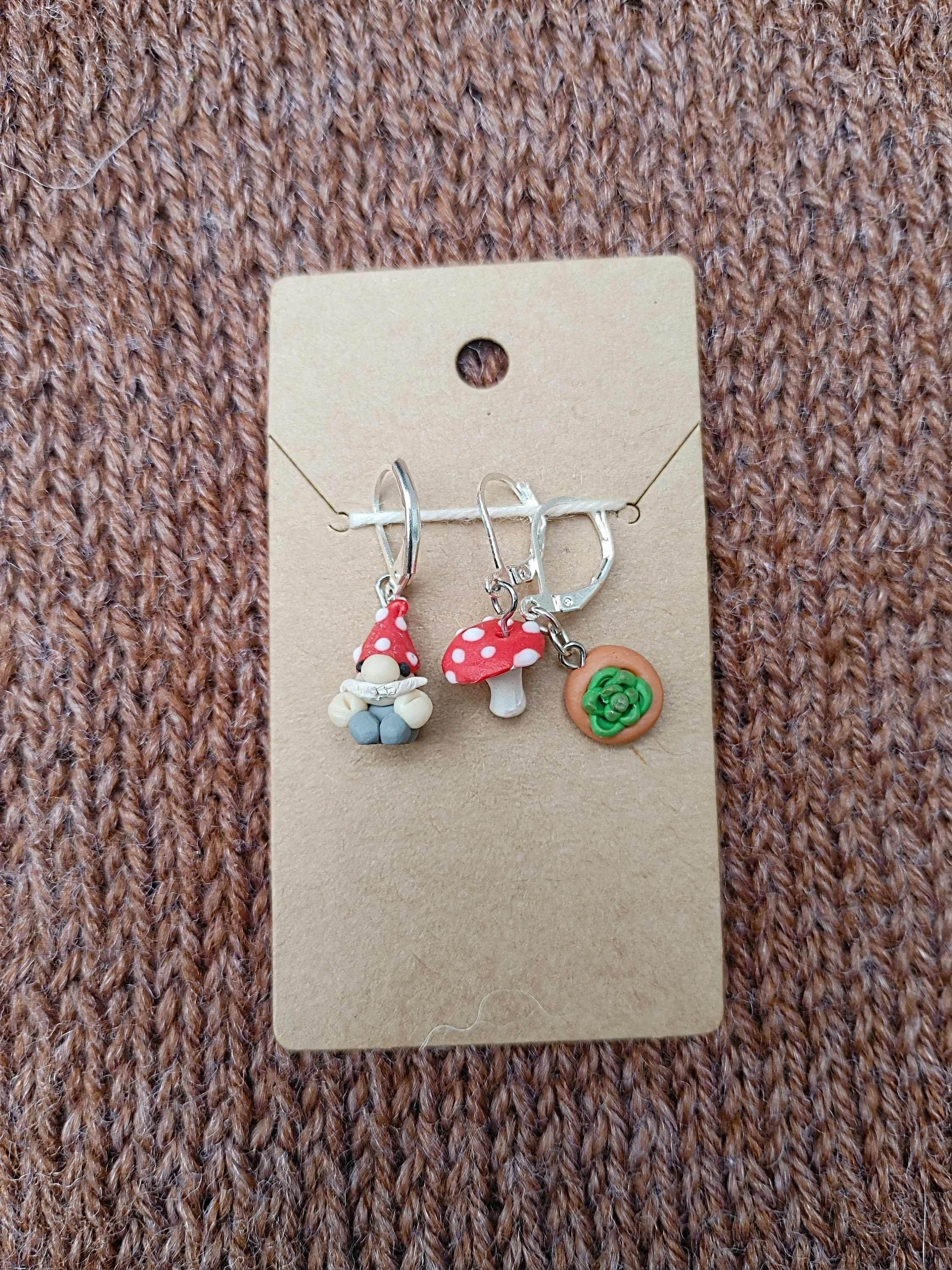 Gnome Stitch Marker Set of 3 Etsy