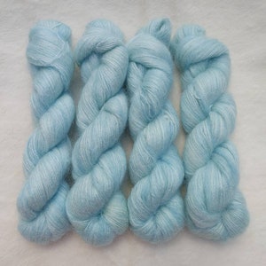 Baby Blue Silk Mohair