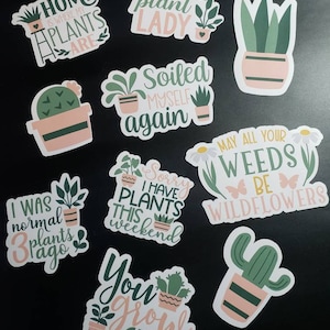 Autocollants amoureux des plantes