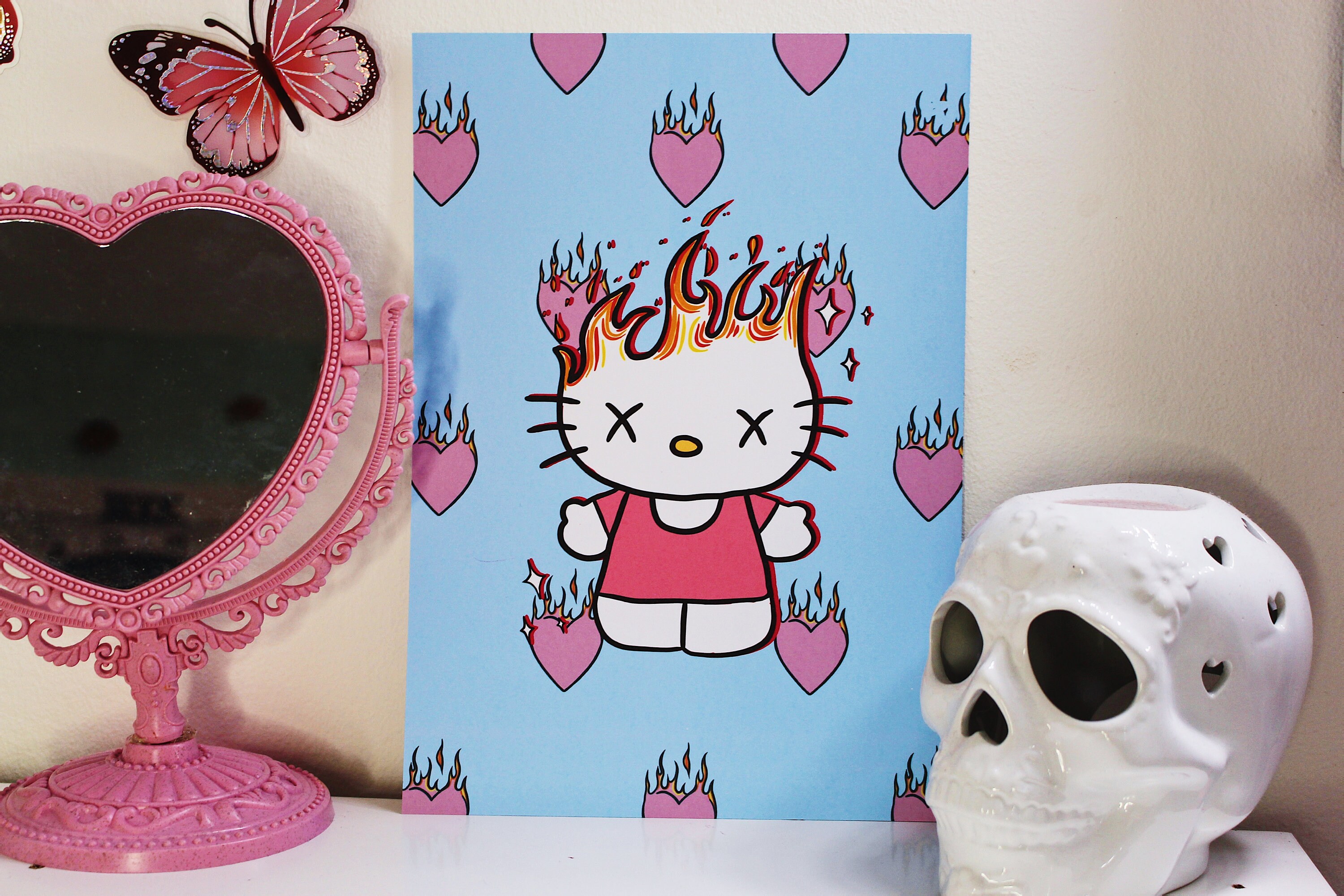Hello Kitty Print | Etsy