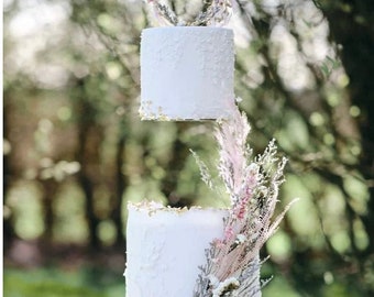 Floating Cake Separator - Anti Gravity Cake Stand - Illusion Wedding Spacer - Hidden Tier Support - Metal Cantilever Riser