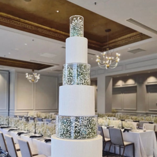 Clear Fillable Cake Stand Etsy