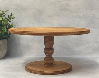 The Original Birch Wooden cake stand - rustic cake stand - birch ply - cake plate - cake table - pedestal cake stand -  cake display