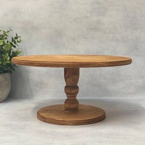 The Original Birch Wooden cake stand rustic cake stand birch ply cake plate cake table pedestal cake stand cake display image 1