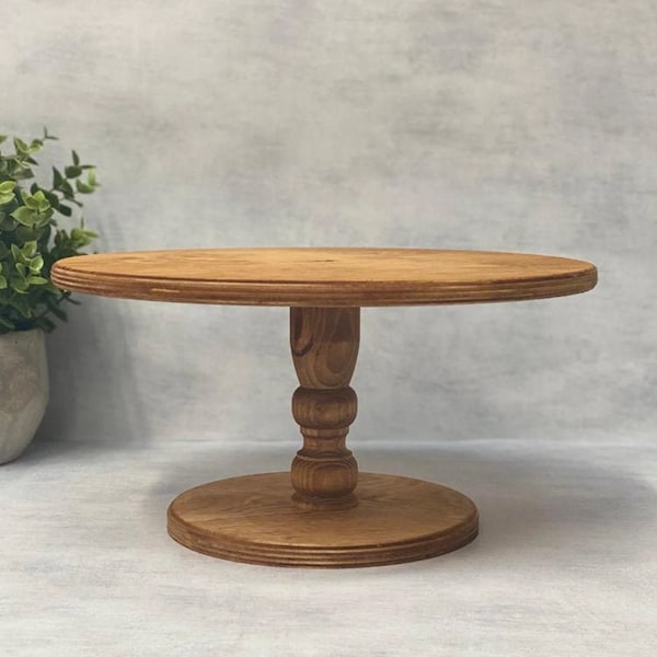 The Original Birch Wooden cake stand - rustic cake stand - birch ply - cake plate - cake table - pedestal cake stand -  cake display