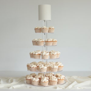 Ultra 6 Tier cupcake display stand - cupcake stand - mini cake stand - acrylic cupcake stand - cupcake display - acrylic tiered cake stand