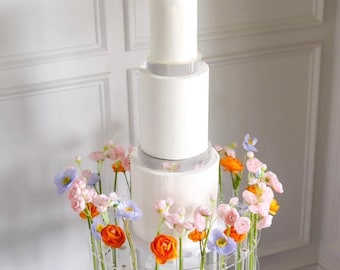 Die Blumenkrone - Blumenständer - Blumenarrangements - Frische Blumen - Blumenhochzeitstorte