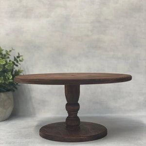 The Original Birch Wooden cake stand rustic cake stand birch ply cake plate cake table pedestal cake stand cake display image 4