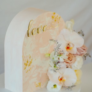 Original Standard Arch Cake Guides with Copper Fork Cakes - cake arch guide - cake template - cake decorating tool - arch cake