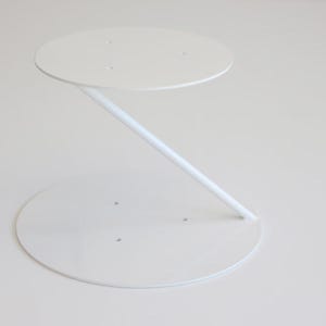 Anti-Gravity Floating Cake Spacer – 6" Golden Metal Stand – Hidden Cake Stand For Side Bar