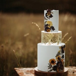 SQUARE Cake stand - Fillable Acrylic cake stand - cake separator - Fill a tier - birthday cake stand - wedding cake plinth - cake spacer