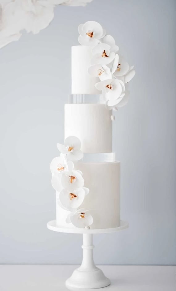 ROUND 30mm Ultra Polished Acrylic Cake Separator