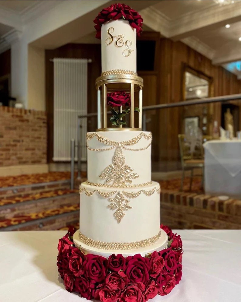 Acheter Support à gâteau rond carré hexagone robuste, présentoir à gâteau  pour fête d'anniversaire et de mariage, support à gâteau