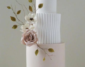 Cake Corset Separator - Ribbed Wedding Cake Riser