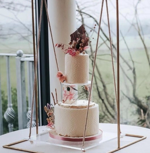 Support gâteau acrylique Cake Riser Fournitures décoratives Base décoration  r N6