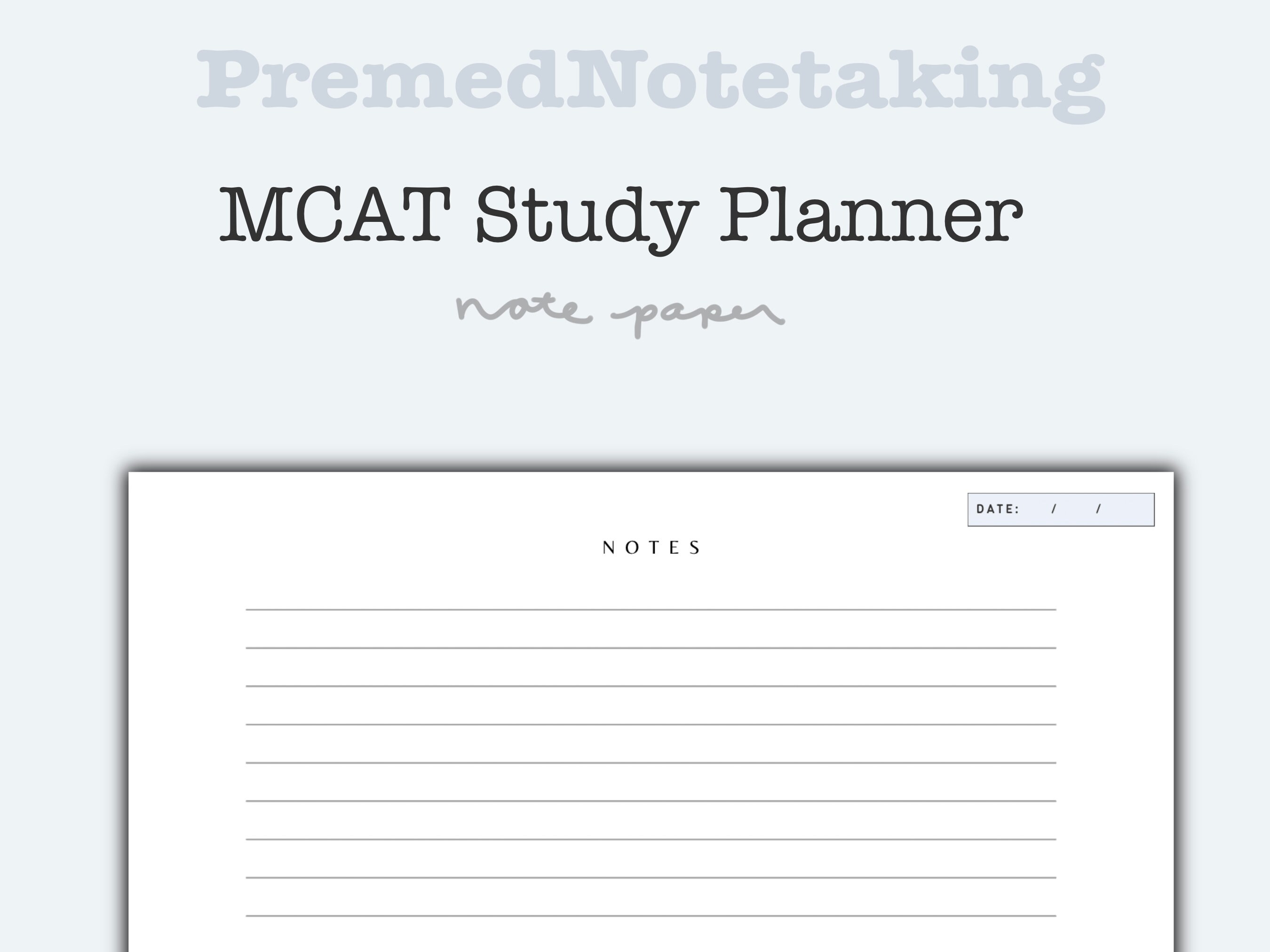 MCAT Study Planner Bio biochem Content Category 1C Etsy Mcat study planner bio biochem content category 1c etsy