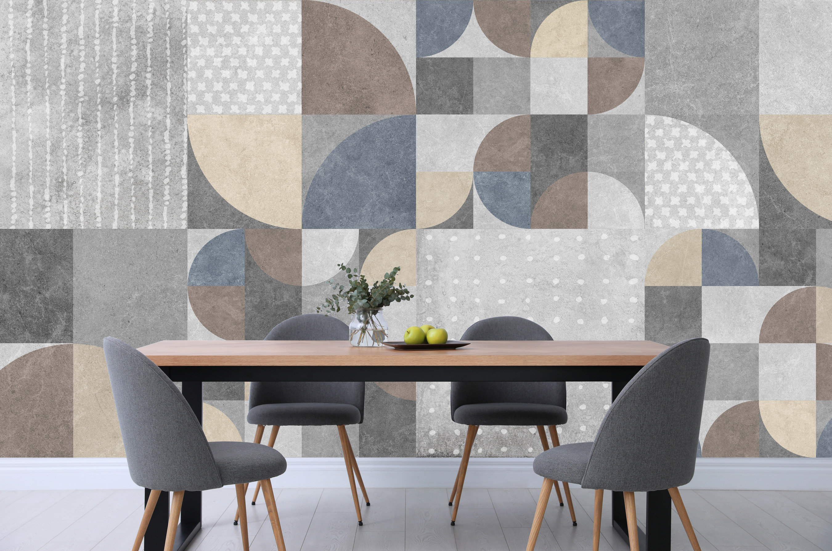 Modern Shades of Gray Wallpaper Self Adhesive Wall Etsy UK