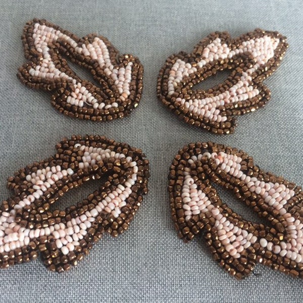 Vintage Beaded Appliques/ Vintage Sewing Notions