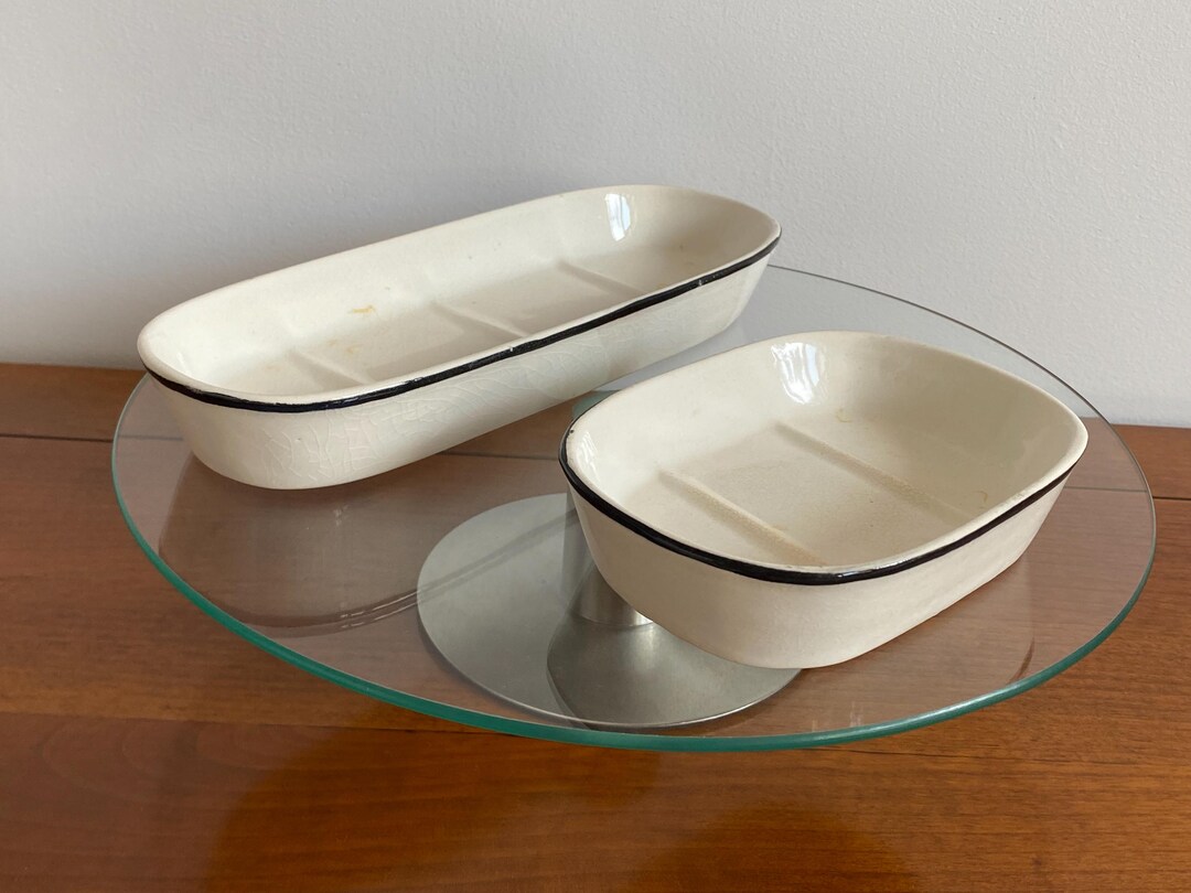 Set Belgium Old Soap Dish & Razor Dish Bathroom Antique Soap Holders - Etsy