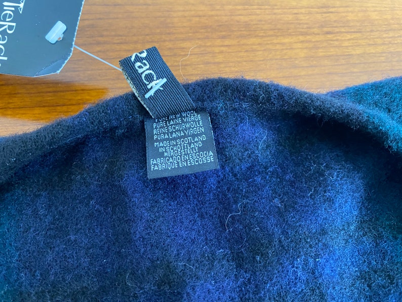 TIE Rack Scottish Wool Tartan Serape Made in Scotland - Etsy