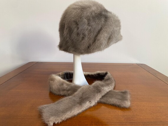 GUC Mink Fur Hat & Collar Vintage Set Mink Fur Vintage Hats for Women for sale - eBay main image 4