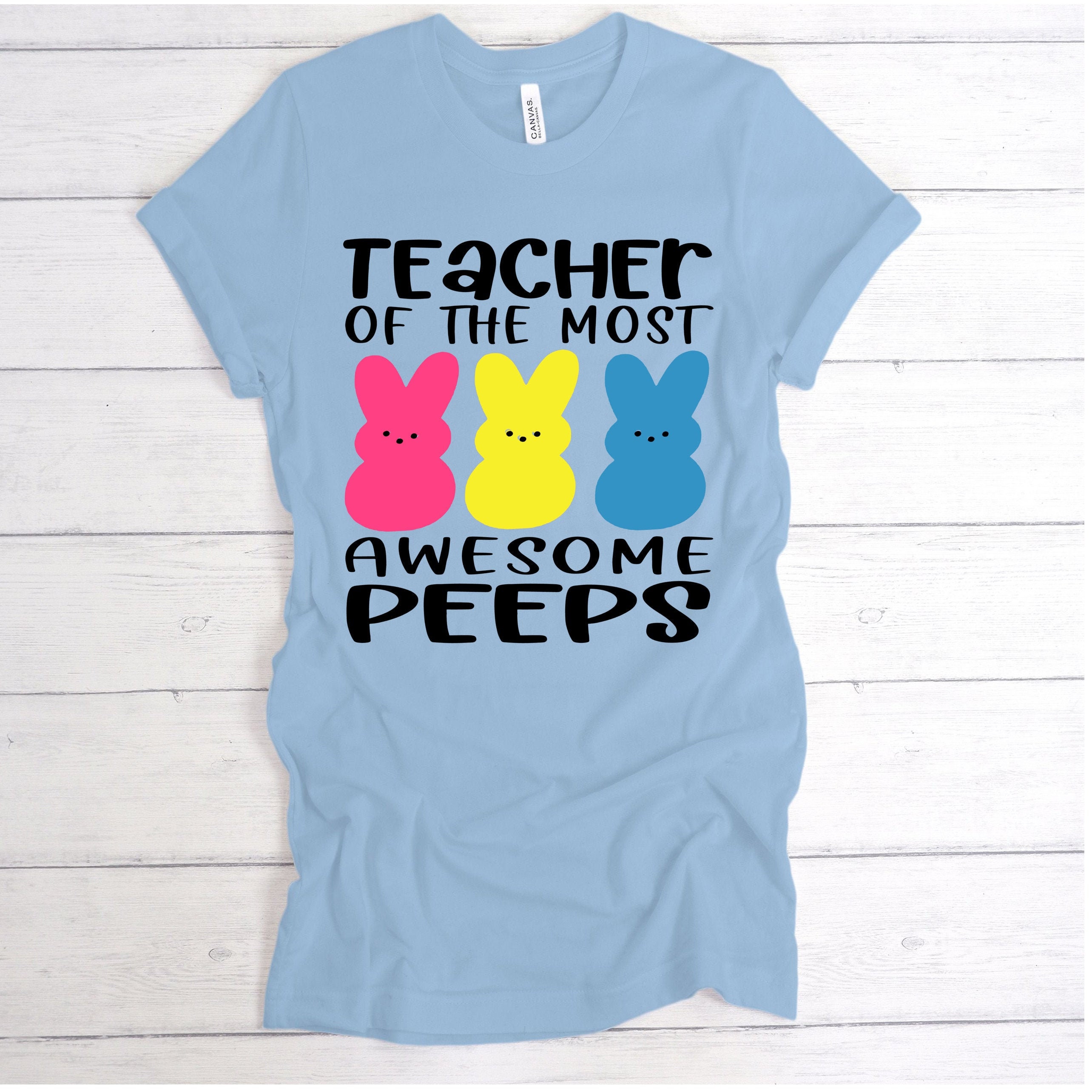 Download Teacher Of The Most Awesome Peeps SVG/ Teacher Shirt/ Easter | Etsy