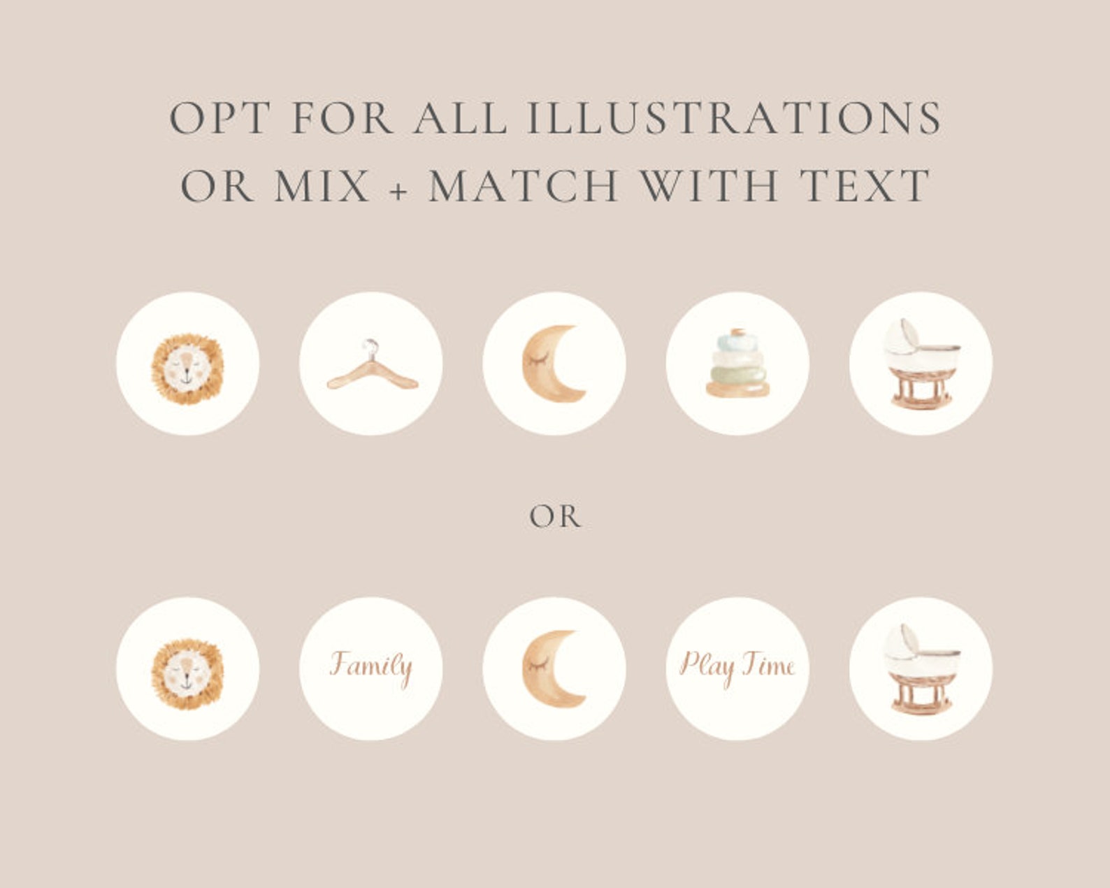 25 Boho Baby Instagram Highlight Covers Baby Highlights / Etsy