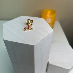 Stethoscope enamel pin