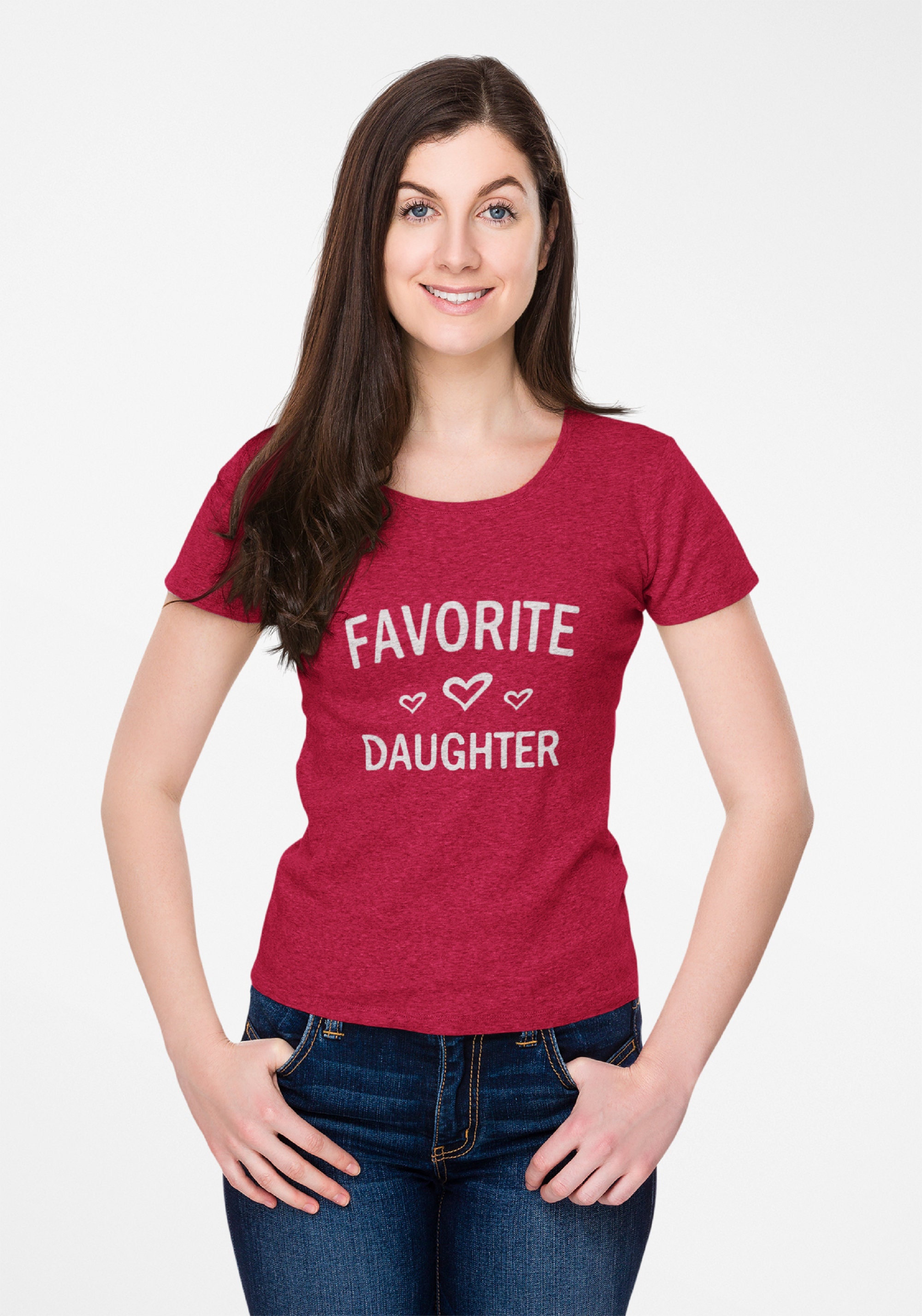 FUNNY DAUGHTER SHIRT Favorite T Shirt Fashionable Graphic Etsy
