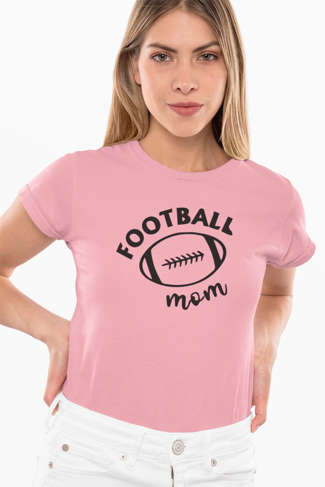 SPORTS MOM SHIRT Football Mom Tee Soft Cotton Crew Neck Etsy