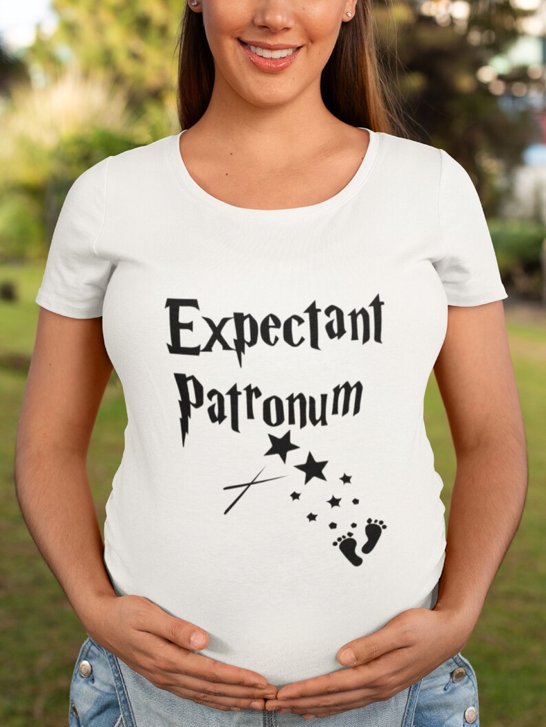 Mom to be Shirt Pregnancy Shirt Pregnancy Announcement Shirt New Baby Announcement Pregnancy Expectant Patronum Shirt Pregnancy Reveal