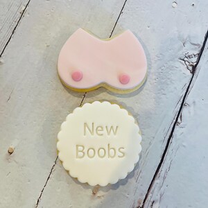 Boob job/ boob/ breast cancer awareness cookies image 9