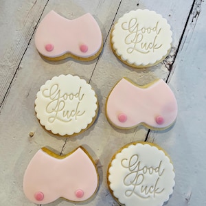 Boob job/ boob/ breast cancer awareness cookies image 8