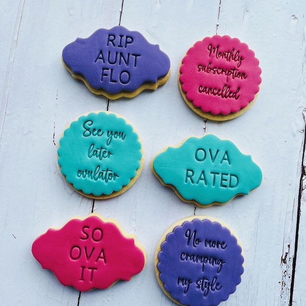 Surgery/ hysterectomy/ menopause sugar cookie letterbox gift