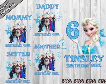 Download Frozen Birthday Svg Etsy