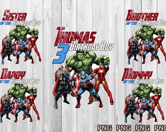 Download Avengers Birthday Svg Etsy