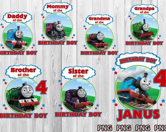 Download Thomas The Train Birthday Svg Etsy