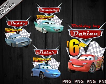 Free Free 179 Disney Cars Birthday Shirt Svg SVG PNG EPS DXF File