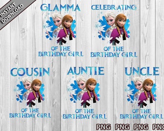 Download Frozen Birthday Svg Etsy