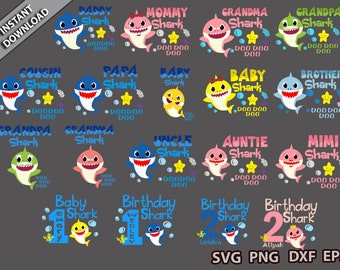 Download Baby Shark Birthday Svg Etsy