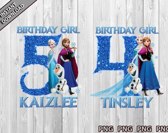 Download Frozen Birthday Svg Etsy